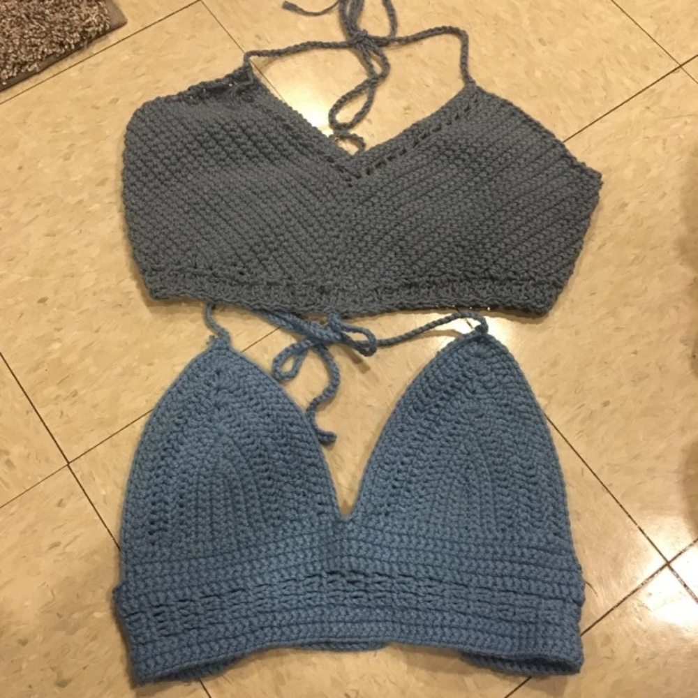 Crochet Bralette Bundle 3 pieces